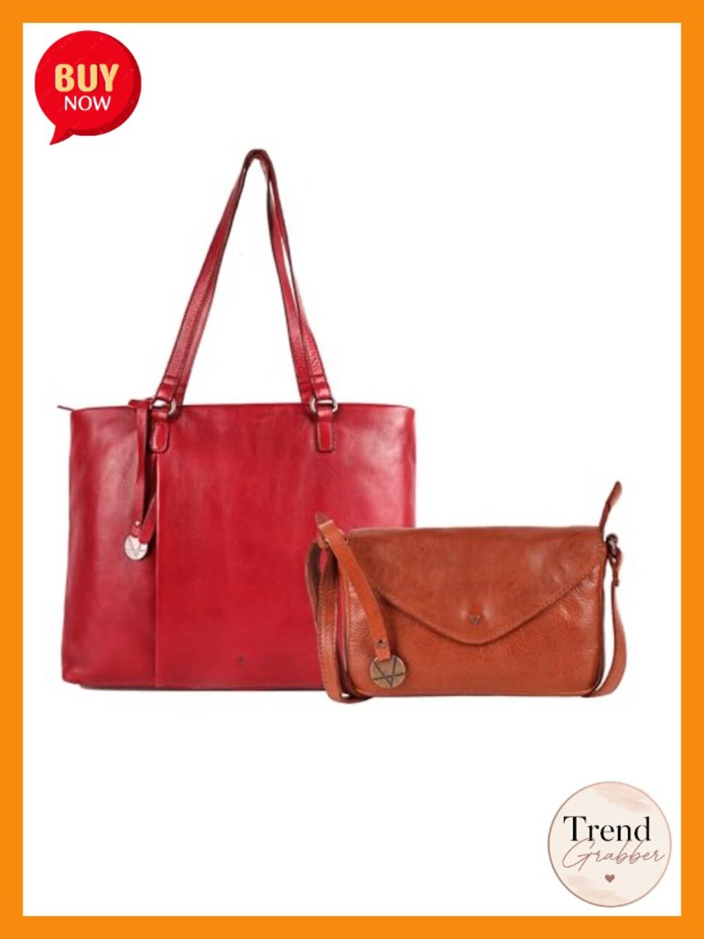 Italian Leather Tote Crossbody Satchel Bag Top Handle Adjustable Strap